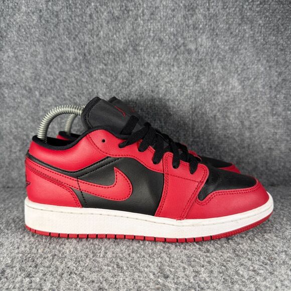 Jordan Shoes - Jordan 1 Low Reverse Bred Womens 7 Shoes Red Black Athletic Sneakers